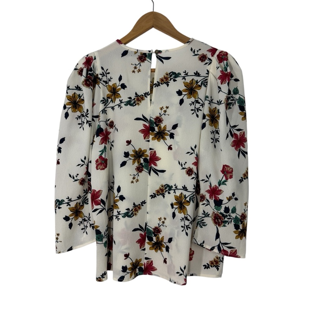 Floral Print Women's Top - Multicolor - Picture 2 of 6